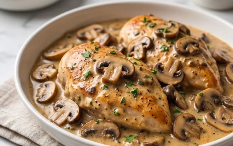 Creamy Mushroom Chicken Recipe