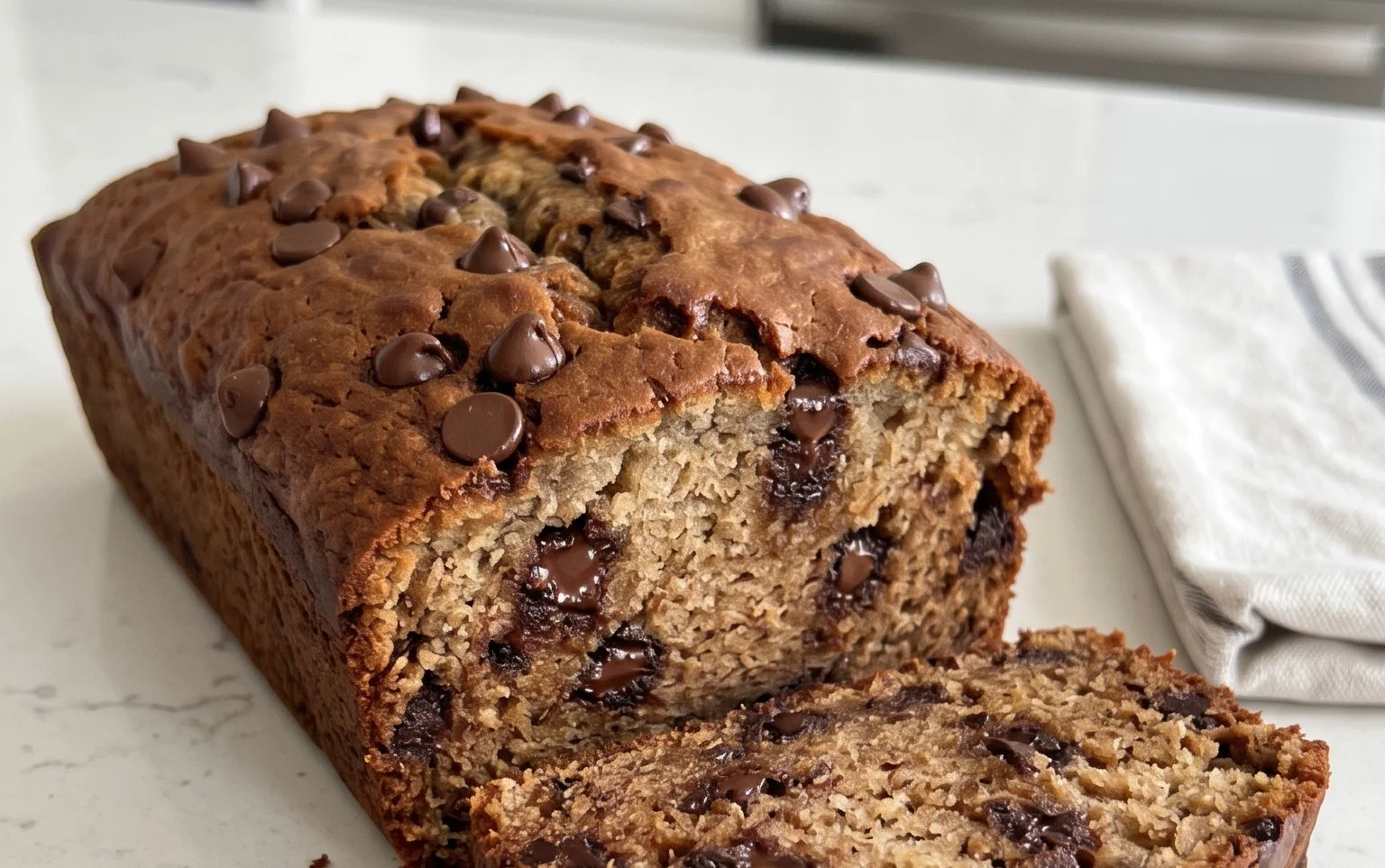Easy Chocolate Chip Banana Bread