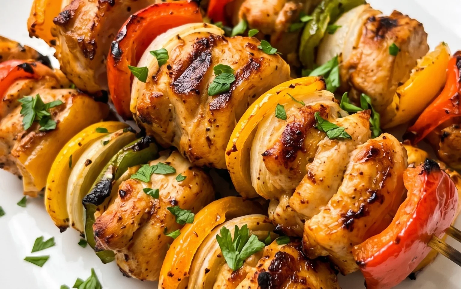 Air Fryer Chicken Skewers (VIDEO)