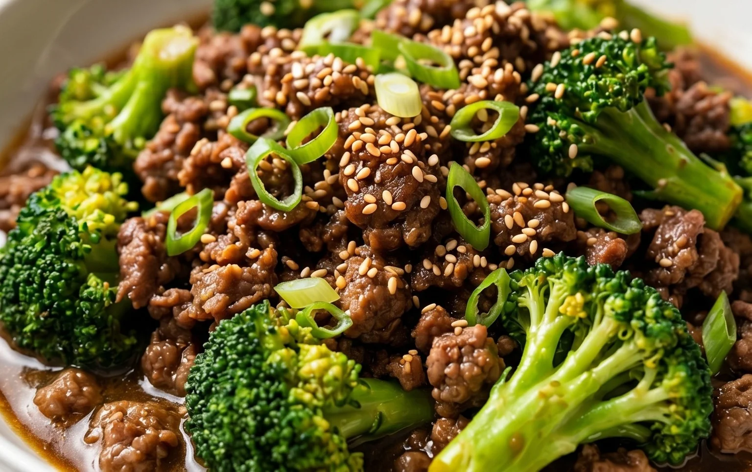 Ground Beef and Broccoli
