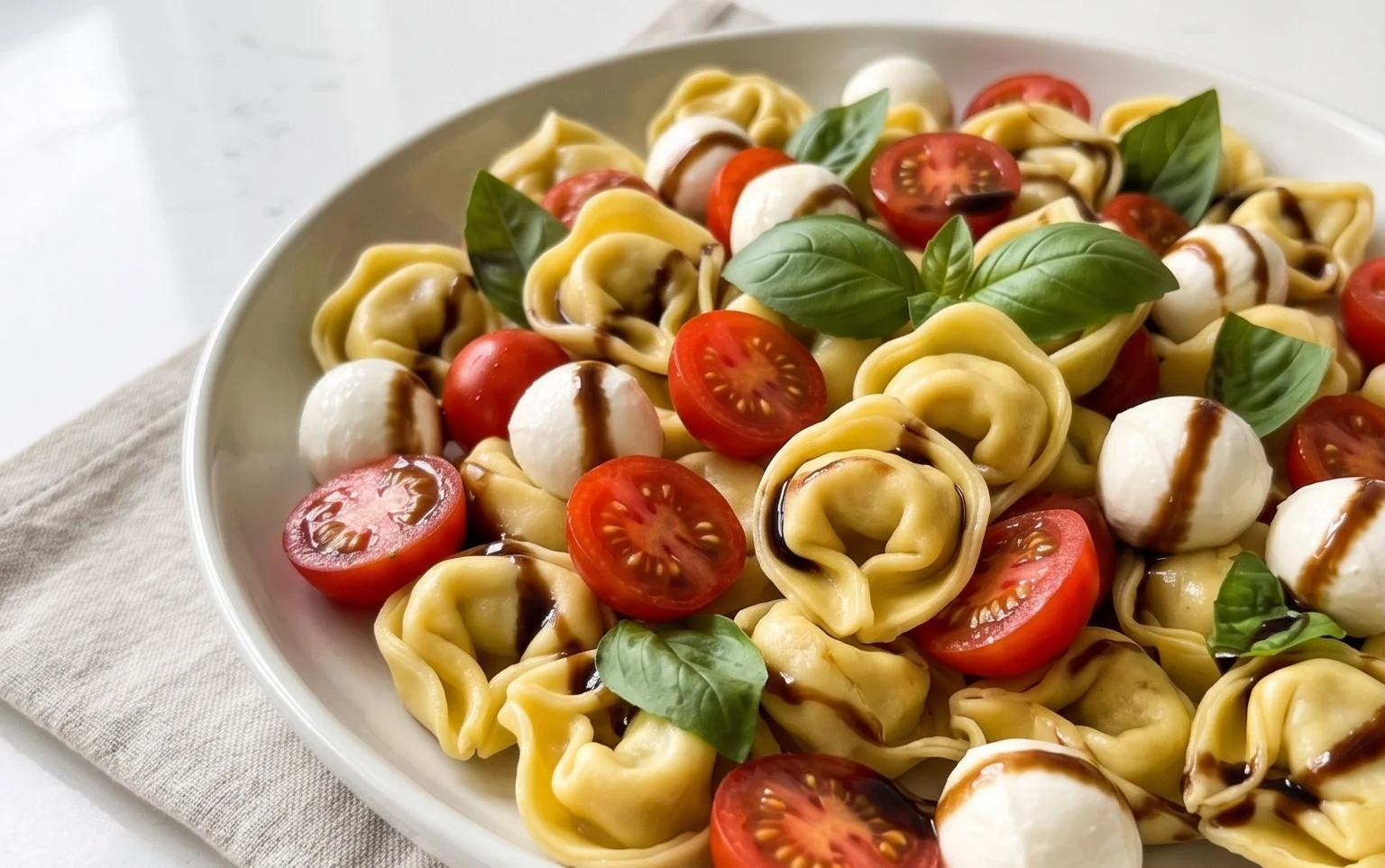 Tortellini Caprese Salad