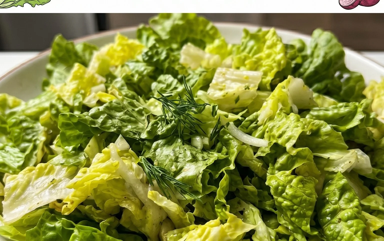 Maroulosalata (Greek Lettuce Salad)