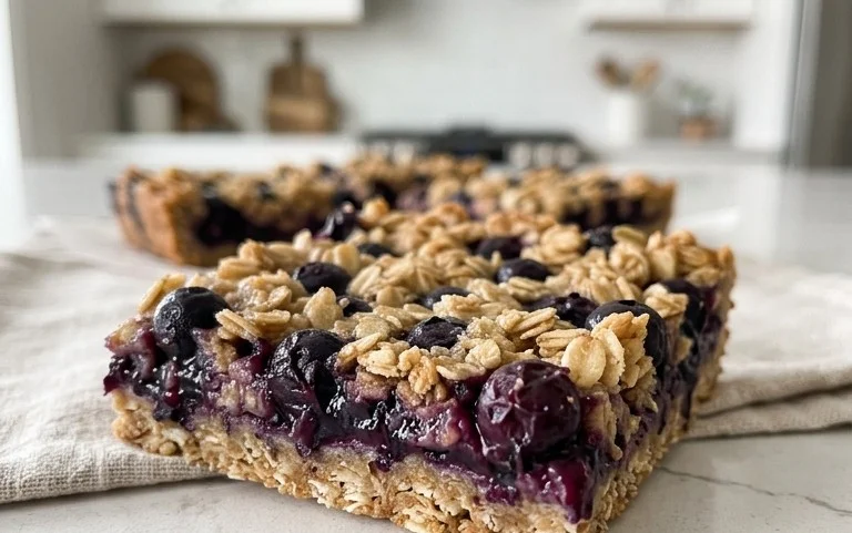 Blueberry Oatmeal Bars