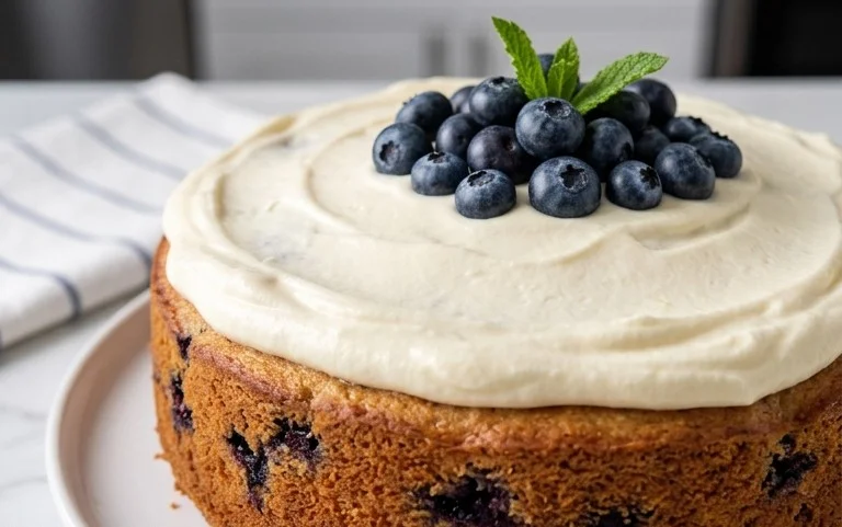 Nova Scotia Blueberry Cream Cake