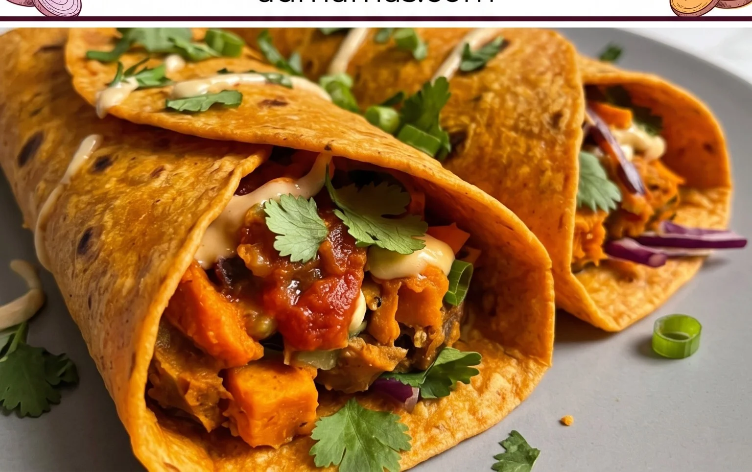 Sweet Potato Tortillas (Gluten-Free Vegan Wraps)