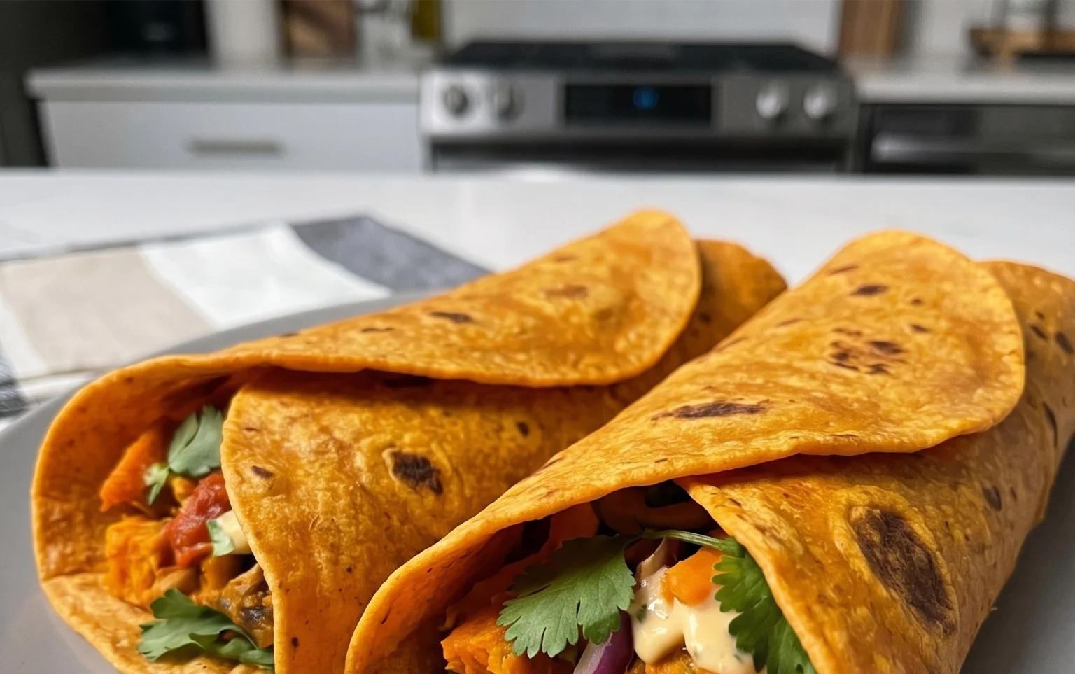 Sweet Potato Tortillas (Gluten-Free Vegan Wraps)