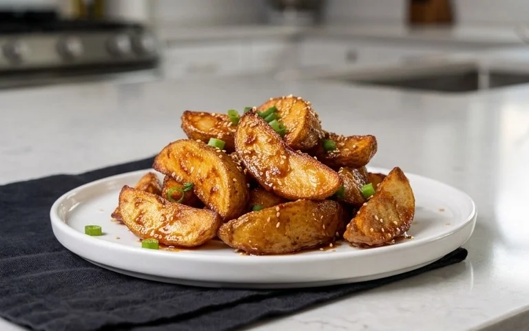 Crispy Honey Chilli Potatoes