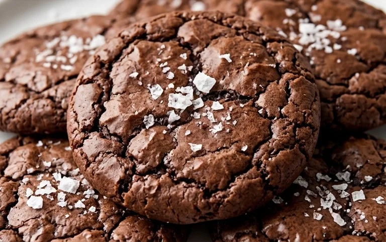 Salted Brownie Cookies