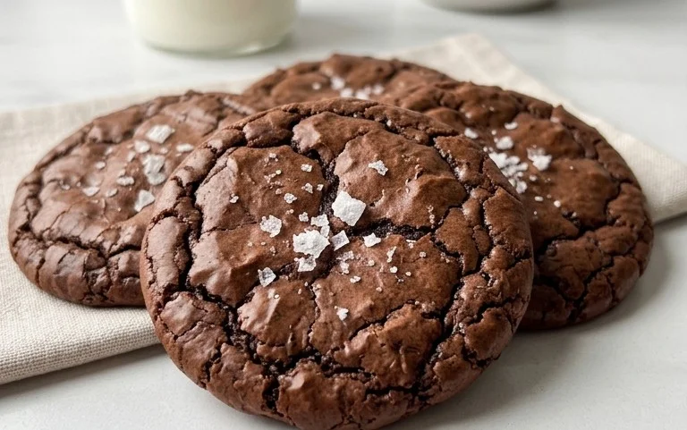 Salted Brownie Cookies