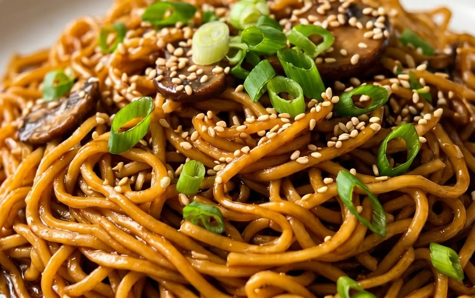 Easy Saucy Ramen Noodles