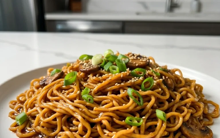 Easy Saucy Ramen Noodles