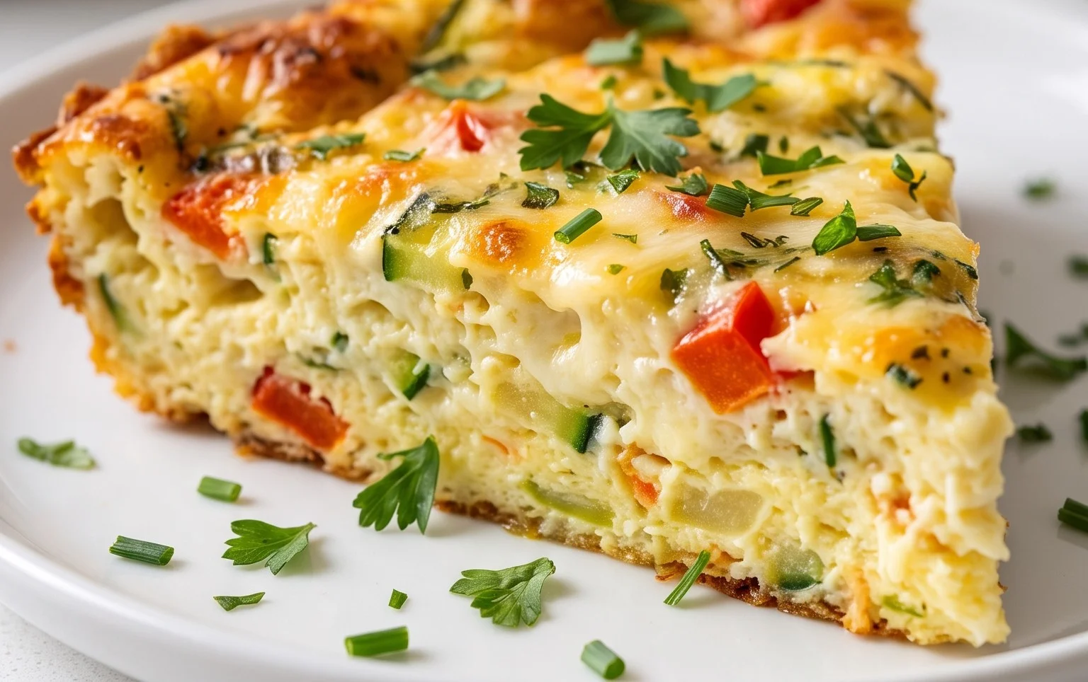Crustless Zucchini Quiche Recipe
