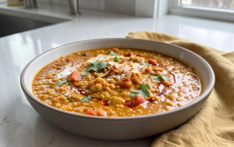 Spicy Red Lentil Curry