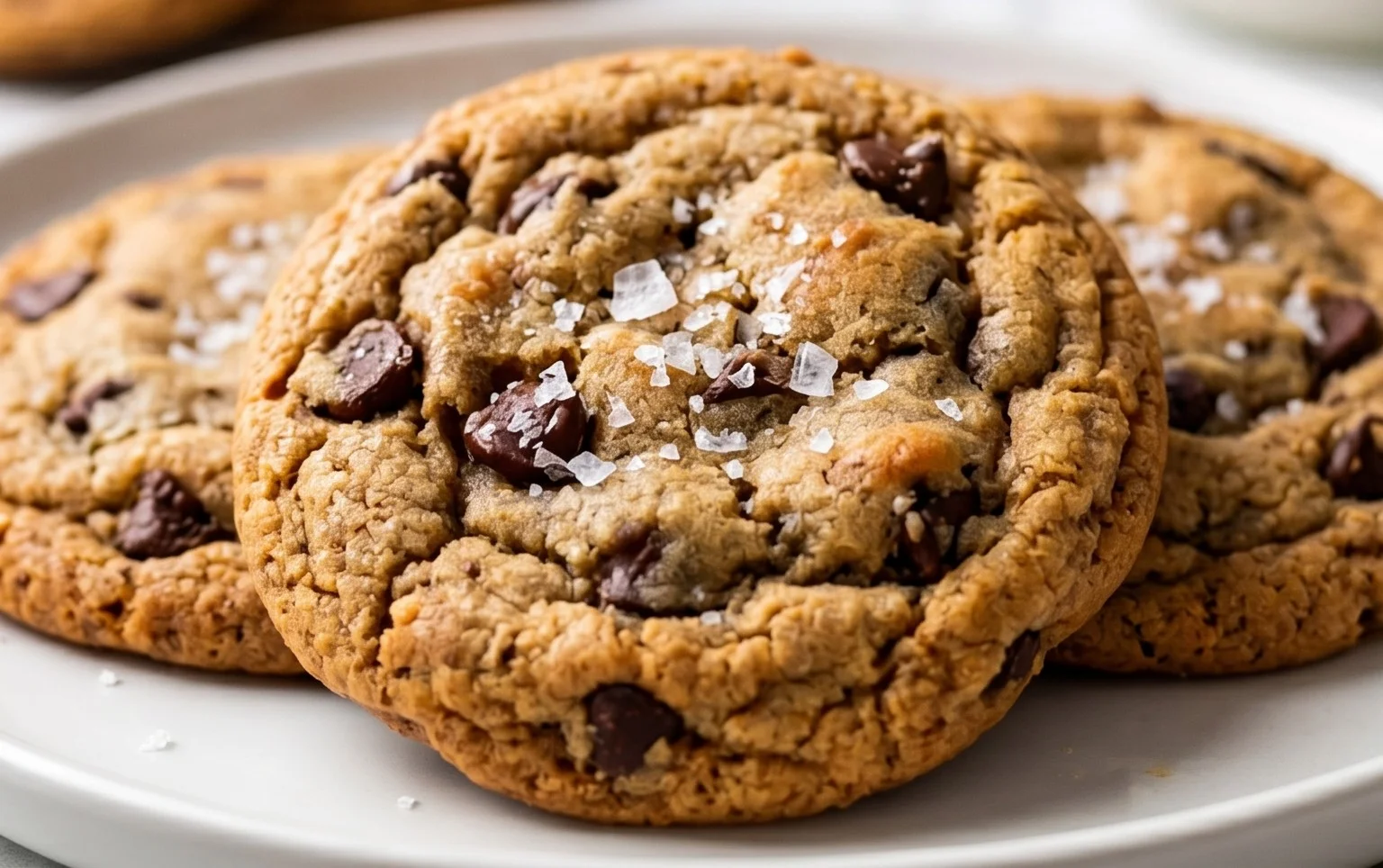 Crispy and Chewy Chocolate Chip Cookies