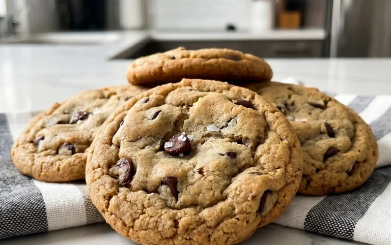 Crispy and Chewy Chocolate Chip Cookies