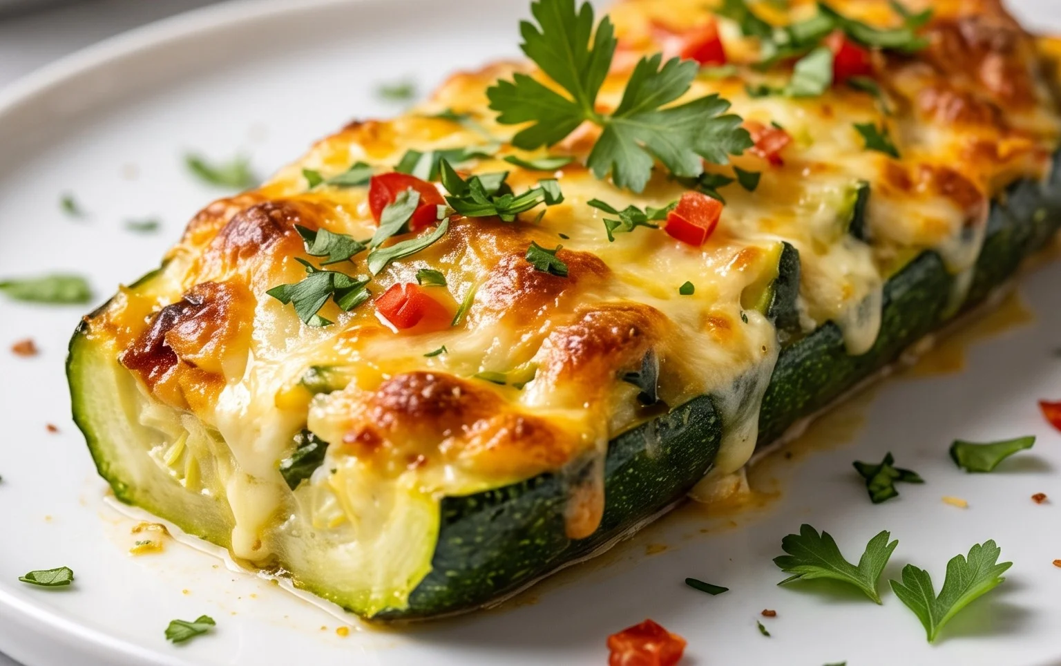 Baked Zucchini and Cheese