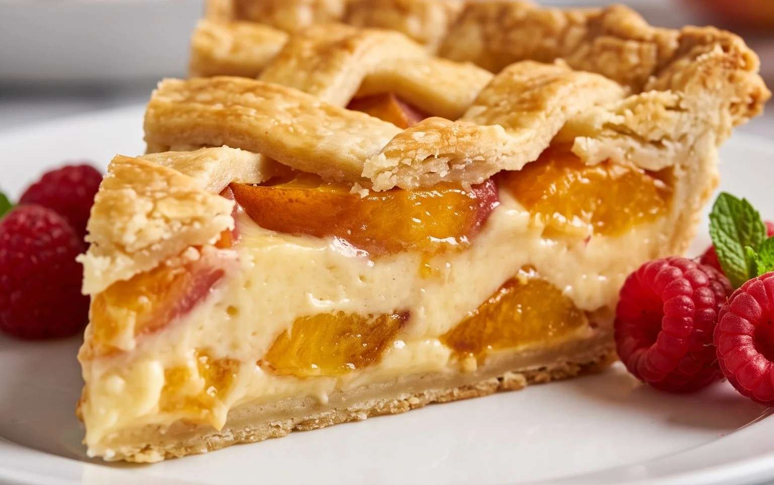 Peaches and Cream Pie