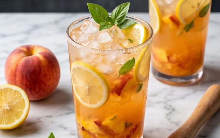 Refreshing Peach Lemonade