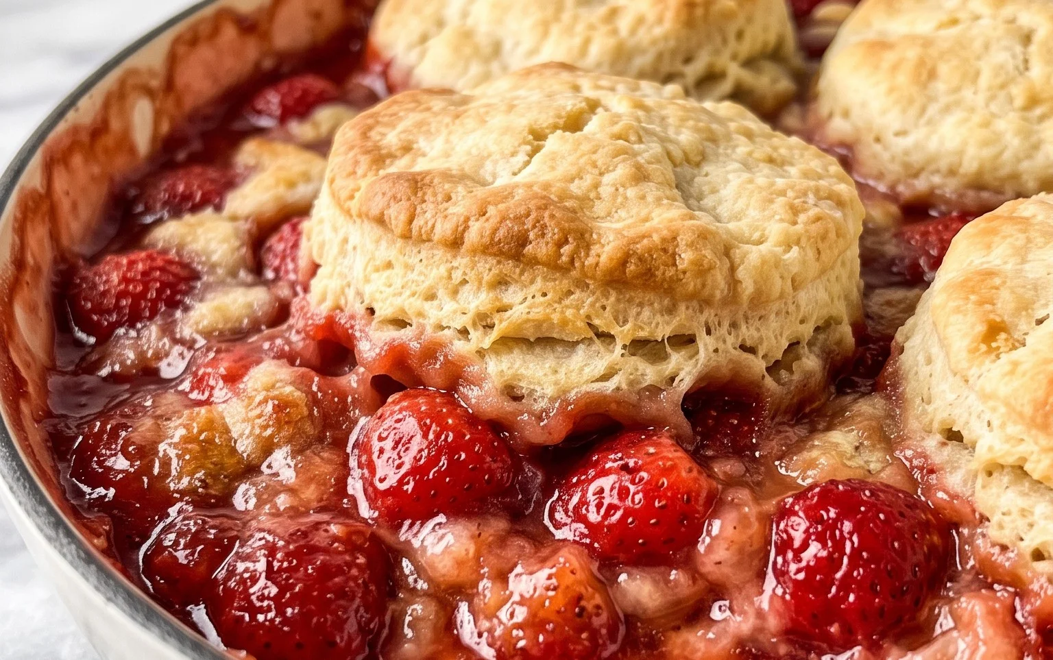 Strawberry Cobbler