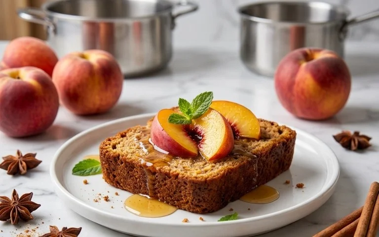 Spiced Peach Bread