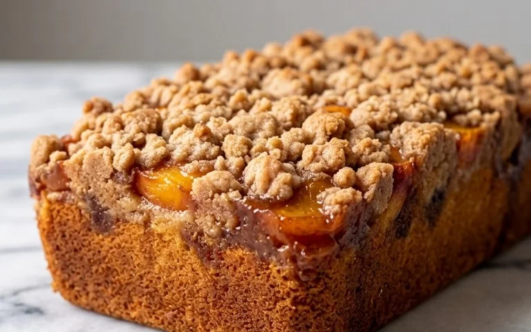Peach Cobbler Pound Cake