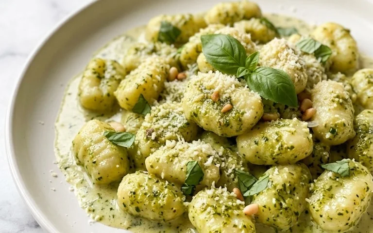 Creamy Pesto Gnocchi