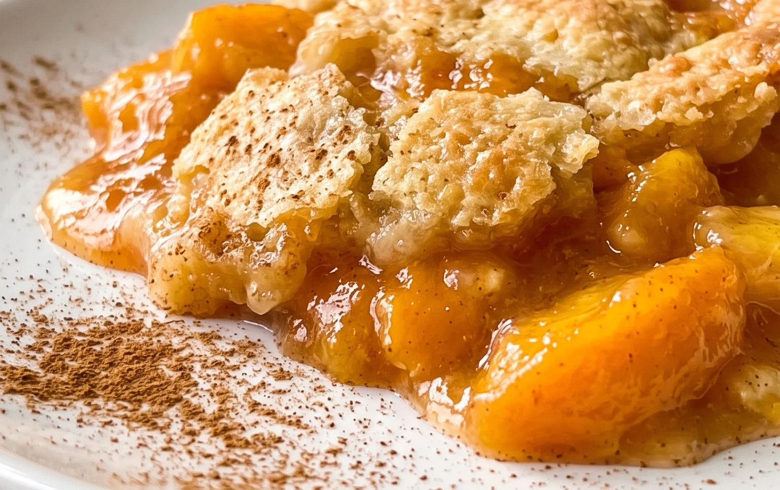 The Easiest Southern Peach Cobbler