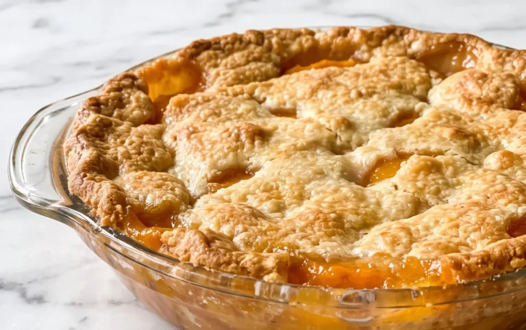 The Easiest Southern Peach Cobbler