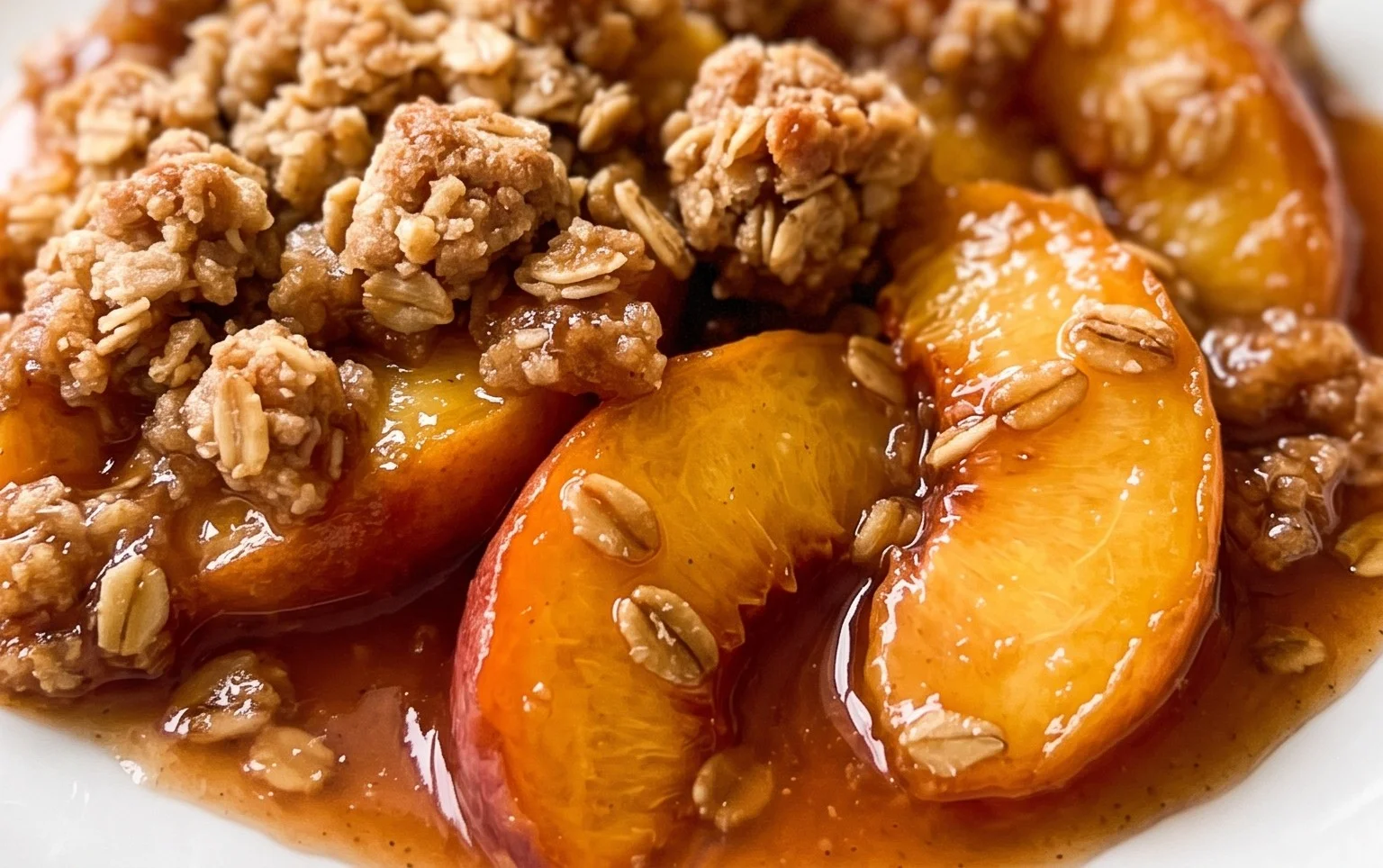 Fresh Peach Crisp Recipe
