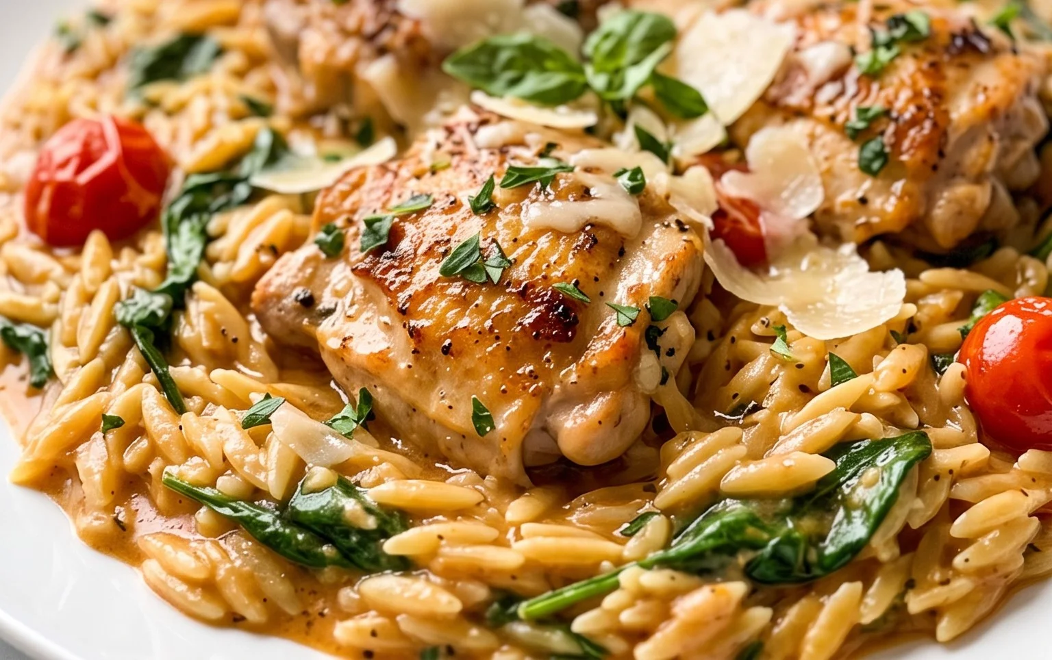 Chicken Orzo (30-Minutes, One-Pan)