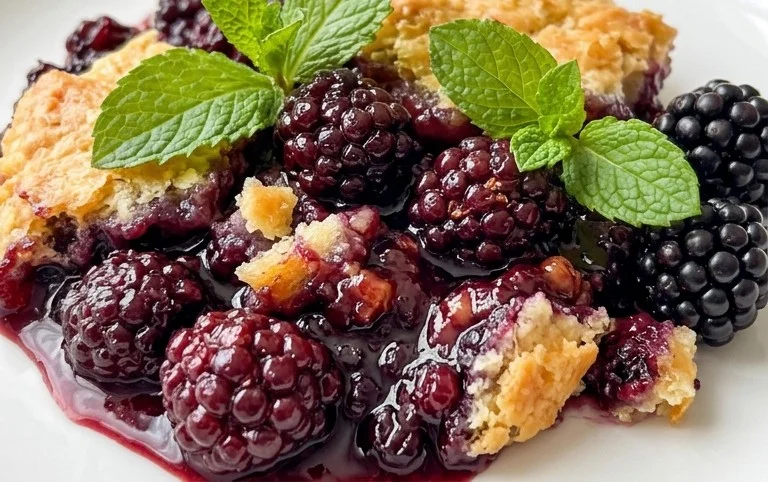 The Pioneer Women's Blackberry Cobbler