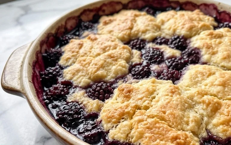 The Pioneer Women's Blackberry Cobbler