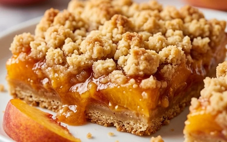Fresh Peach Crum extractb Bars