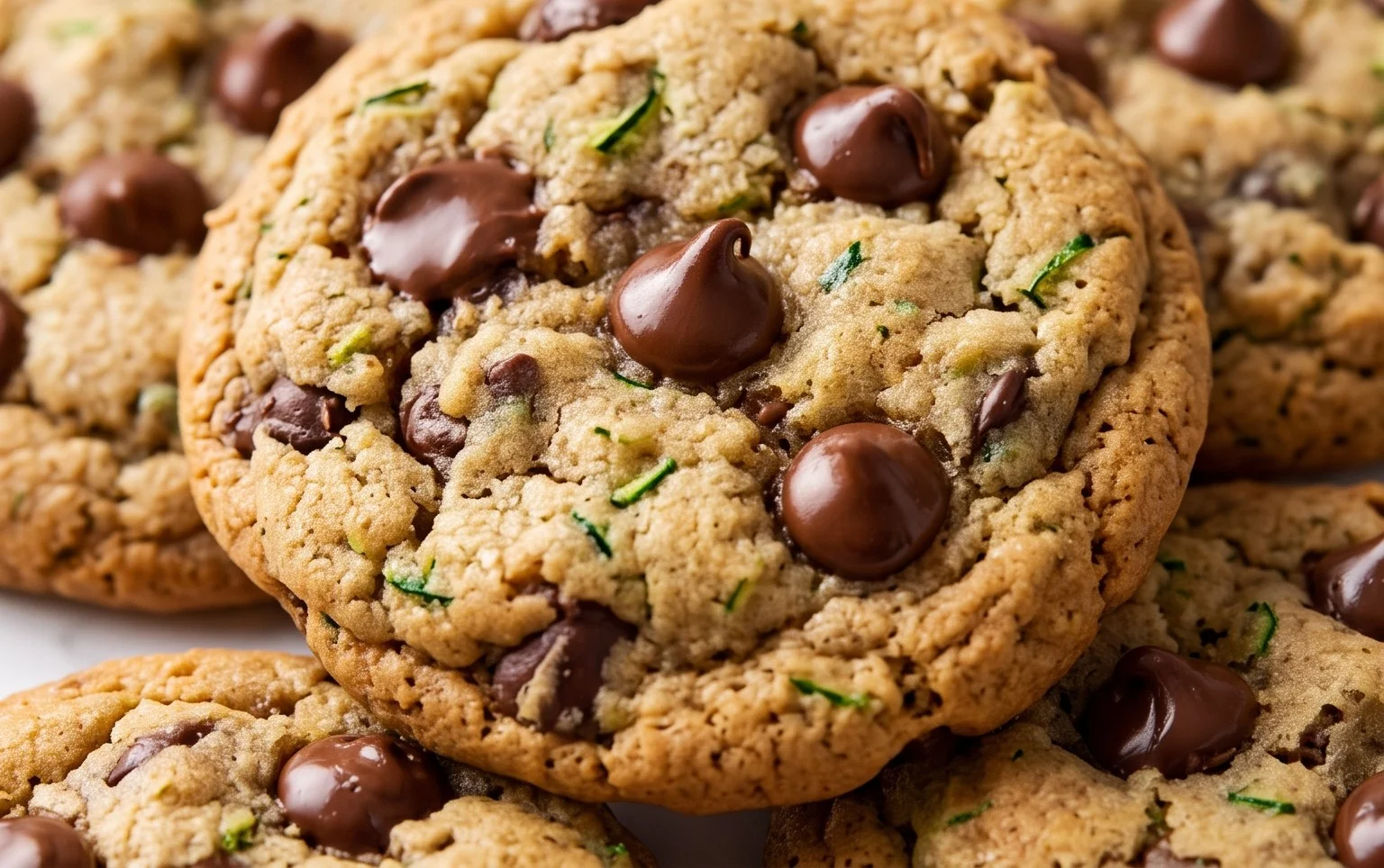 Zucchini Chocolate Chip Cookies