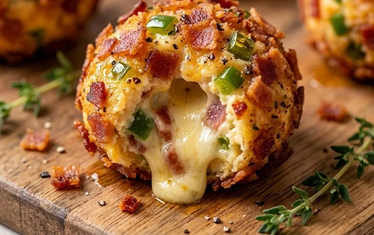 Beef Bacon Jalapeño Popper Cheese Balls