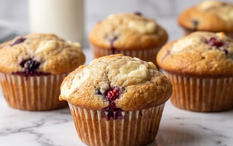 Berry Cream Cheese Muffins