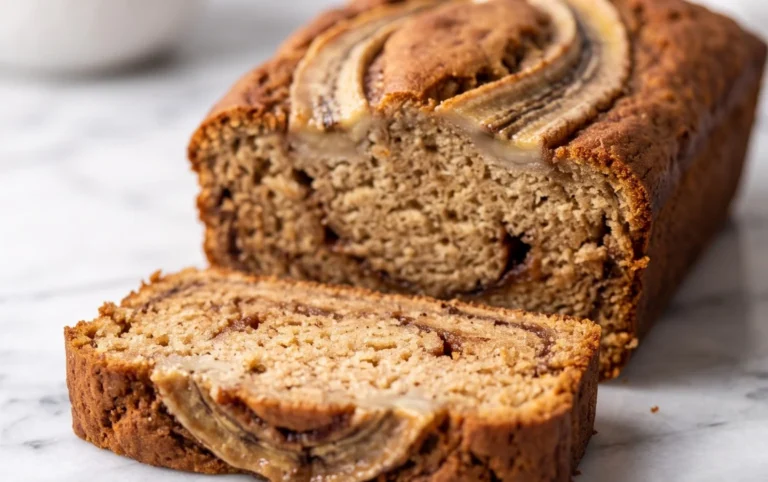 Cinnamon Roll Banana Bread