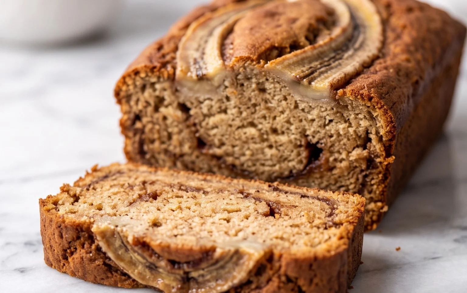 Cinnamon Roll Banana Bread