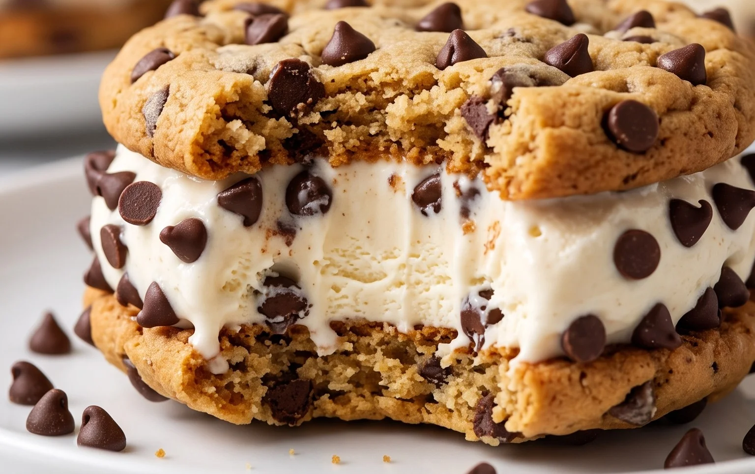 Cookie Ice Cream Sandwiches (Like a Chipwich!)