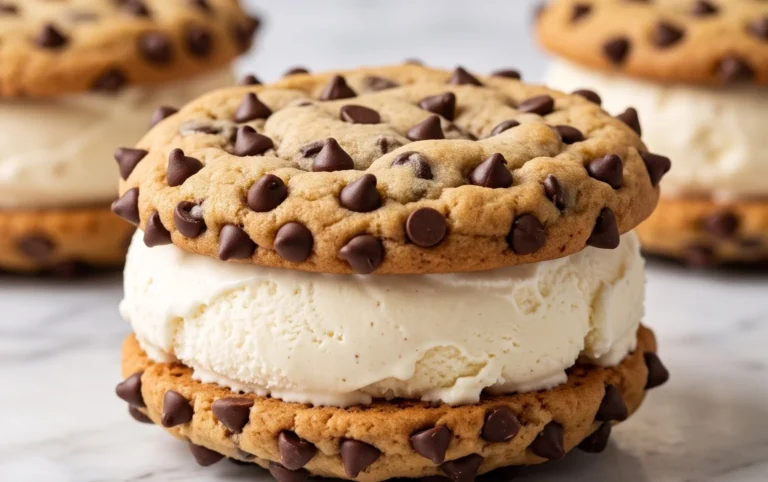 Cookie Ice Cream Sandwiches (Like a Chipwich!)