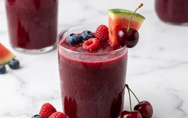 Watermelon Cherry Berry Beet Juice
