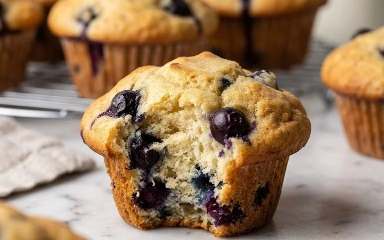Homemade Blueberry Muffins