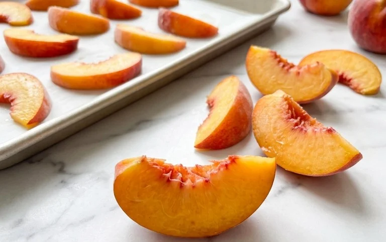Freezing Peaches, How to Easily Freeze Peaches