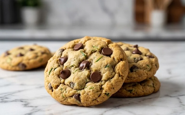 Soft Zucchini Cookies with Chocolate Chips