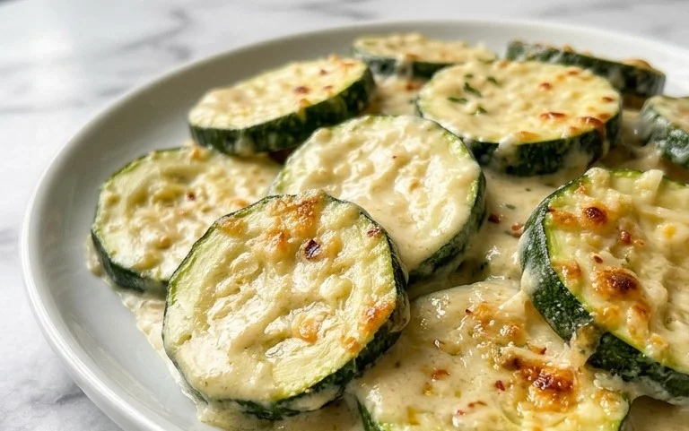 Creamy Parmesan Zucchini