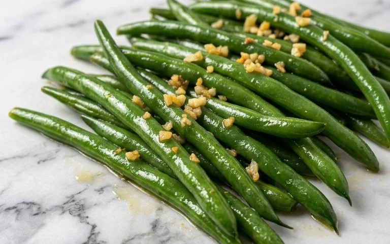 Sautéed Green Beans Recipe with Garlic