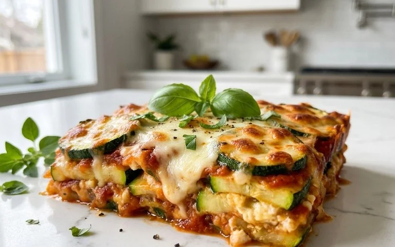 Three Cheese Zucchini Parmesan