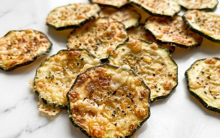 Crispy Baked Zucchini Chips