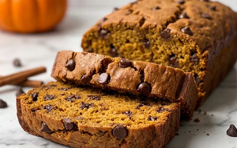Pumpkin Chocolate Chip Bread