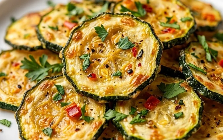 Crispy Baked Zucchini Chips